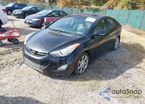2013 Hyundai Elantra Gls/Limited from USA, damaged, VIN KMHDH4AE9D4609304